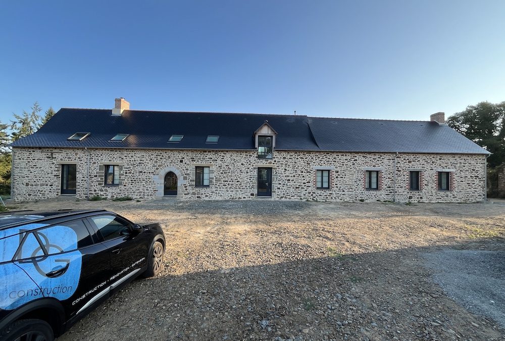 RENOVATION D&rsquo;UNE LONGERE EN MAISON D&rsquo;HABITATION – LA CHAPELLE ERBREE